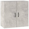 Armoire murale Gris béton 60x31x60 cm Bois d'ingénierie 615127615127