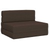 Canapé-lit pliable Taupe 100 x 80 x 60 cm Tissu 615128615128