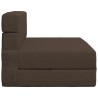Canapé-lit pliable Taupe 100 x 80 x 60 cm Tissu 615128615128