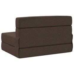 Canapé-lit pliable Taupe 100 x 80 x 60 cm Tissu 615128615128