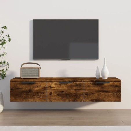 Armoire murale Chêne fumé 102x30x20 cm Bois d'ingénierie 615168615168