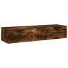 Armoire murale Chêne fumé 102x30x20 cm Bois d'ingénierie 615168615168