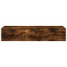 Armoire murale Chêne fumé 102x30x20 cm Bois d'ingénierie 615168615168