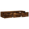 Armoire murale Chêne fumé 102x30x20 cm Bois d'ingénierie 615168615168