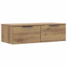 Armoire murale chêne artisanal 68x30x20 cm bois d'ingénierie 615169615169