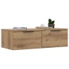 Armoire murale chêne artisanal 68x30x20 cm bois d'ingénierie 615169615169