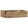 Armoire murale chêne artisanal 68x30x20 cm bois d'ingénierie 615169615169