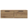 Armoire murale chêne artisanal 68x30x20 cm bois d'ingénierie 615169615169