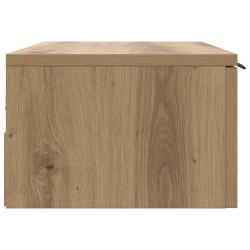 Armoire murale chêne artisanal 68x30x20 cm bois d'ingénierie 615169615169