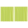 Rideaux en voile à œillets 2 pcs vert pomme 615173615173