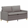Canapé Taupe 156 x 81 x 87,5 cm Tissu 615182615182