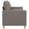 Canapé Taupe 156 x 81 x 87,5 cm Tissu 615182615182