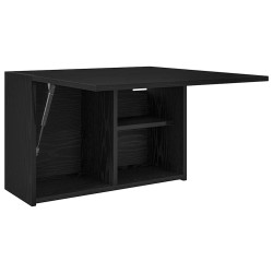 Armoire murale de bain noir 60x25x40 cm bois d'ingénierie 615184615184