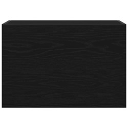 Armoire murale de bain noir 60x25x40 cm bois d'ingénierie 615184615184