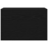 Armoire murale de bain noir 60x25x40 cm bois d'ingénierie 615184615184