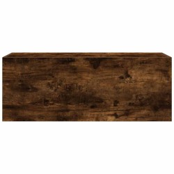 Armoire murale de bain chêne fumé 80x25x30 cm bois d'ingénierie 615185615185