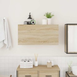 Armoire murale de bain chêne sonoma 80x25x40 cm bois ingénierie 615187615187