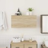 Armoire murale de bain chêne sonoma 80x25x40 cm bois ingénierie 615187615187