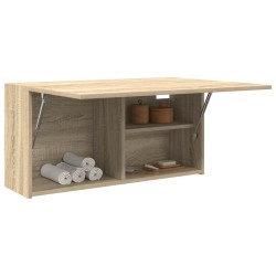 Armoire murale de bain chêne sonoma 80x25x40 cm bois ingénierie 615187615187