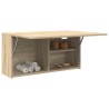 Armoire murale de bain chêne sonoma 80x25x40 cm bois ingénierie 615187615187