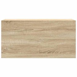 Armoire murale de bain chêne sonoma 80x25x40 cm bois ingénierie 615187615187