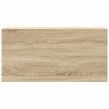 Armoire murale de bain chêne sonoma 80x25x40 cm bois ingénierie 615187615187