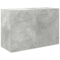 Armoire murale de bain gris béton 60x25x40 cm bois d'ingénierie 615188615188