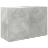 Armoire murale de bain gris béton 60x25x40 cm bois d'ingénierie 615188615188