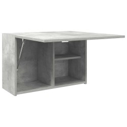Armoire murale de bain gris béton 60x25x40 cm bois d'ingénierie 615188615188