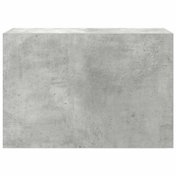 Armoire murale de bain gris béton 60x25x40 cm bois d'ingénierie 615188615188