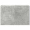 Armoire murale de bain gris béton 60x25x40 cm bois d'ingénierie 615188615188