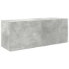 Armoire murale de bain gris béton 80x25x30 cm bois d'ingénierie 615190615190