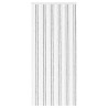 Rideau anti-insectes en chenille Gris clair et blanc 615191615191