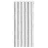 Rideau anti-insectes en chenille Gris et blanc 100 x 230 cm 615192615192