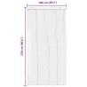 Rideau anti-insectes en chenille Gris et blanc 100 x 230 cm 615192615192