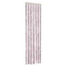 Rideau anti-mouches gris argenté et rose 56x185 cm chenille 615194615194
