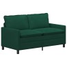 Canapé Vert foncé 156 x 81 x 87,5 cm Velours 615195615195