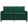 Canapé Vert foncé 156 x 81 x 87,5 cm Velours 615195615195