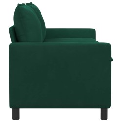 Canapé Vert foncé 156 x 81 x 87,5 cm Velours 615195615195