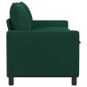 Canapé Vert foncé 156 x 81 x 87,5 cm Velours 615195615195