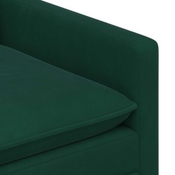 Canapé Vert foncé 156 x 81 x 87,5 cm Velours 615195615195
