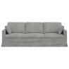 Canapé Gris clair 228 x 78 x 80 cm Velours 615199615199