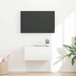 Meuble TV mural Montage mural Blanc Brillant 60 x 31 x 29,5 cm 615204615204