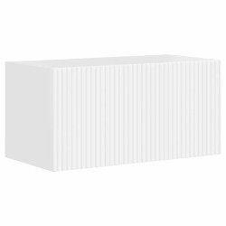 Meuble TV mural Montage mural Blanc Brillant 60 x 31 x 29,5 cm 615204615204