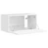 Meuble TV mural Montage mural Blanc Brillant 60 x 31 x 29,5 cm 615204615204