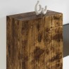 Meuble TV mural Chêne fumé 59,5 x 31 x 100 cm Bois d'ingénierie 615205615205