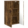 Meuble TV mural Chêne fumé 59,5 x 31 x 100 cm Bois d'ingénierie 615205615205