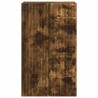 Meuble TV mural Chêne fumé 59,5 x 31 x 100 cm Bois d'ingénierie 615205615205