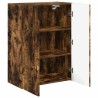 Meuble TV mural Chêne fumé 59,5 x 31 x 80 cm Bois d'ingénierie 615207615207