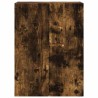 Meuble TV mural Chêne fumé 59,5 x 31 x 80 cm Bois d'ingénierie 615207615207